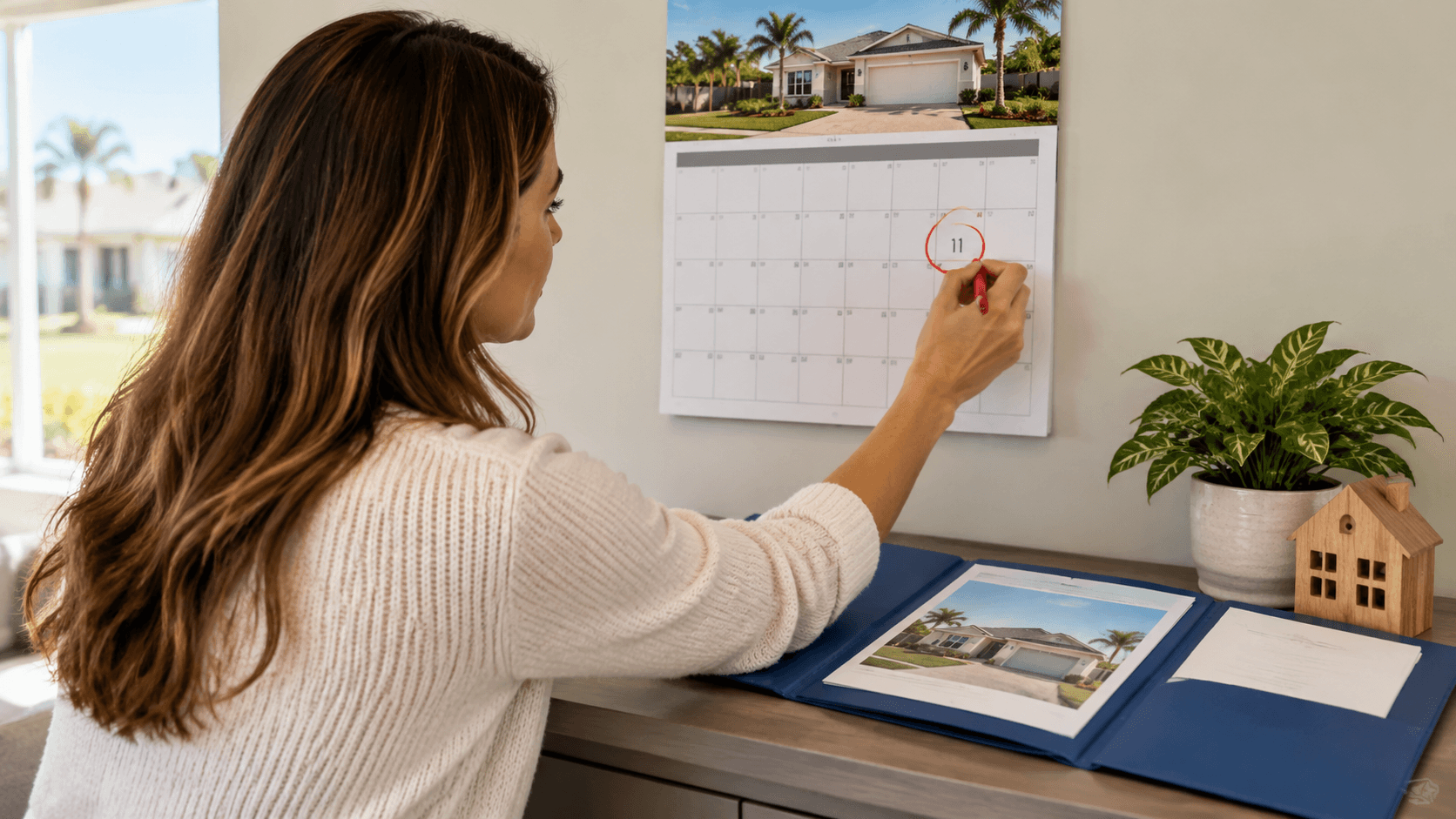 Homeowner planning an 11-month warranty inspection