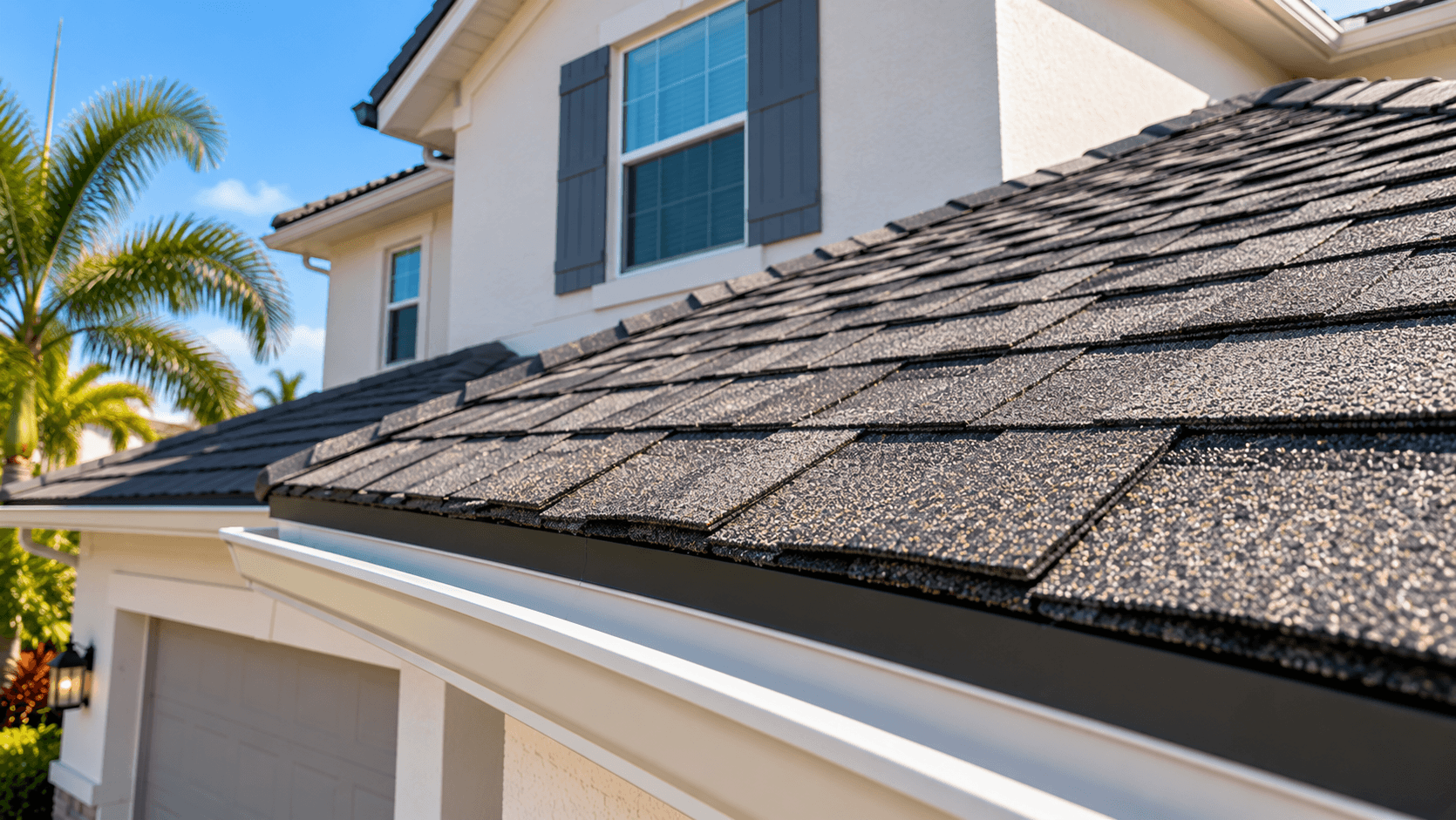 Dimensional shingle roof on a Lennar home at Coral Landings