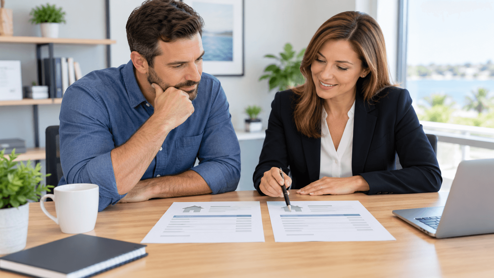 Buyer comparing flood insurance quote options