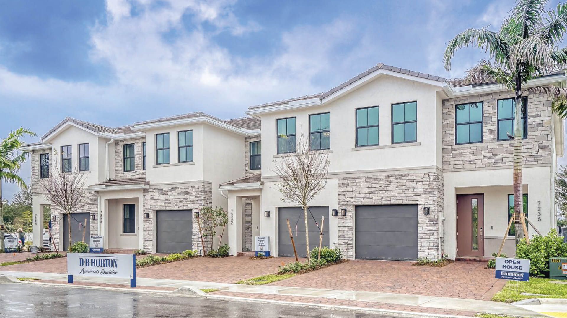 New homes at Vineyards in Davie, Florida