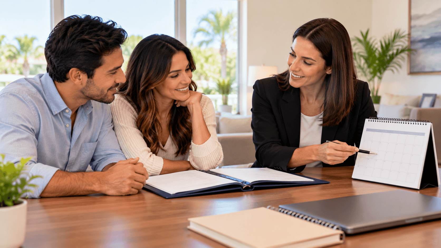 Buyer reviewing an earnest money due date
