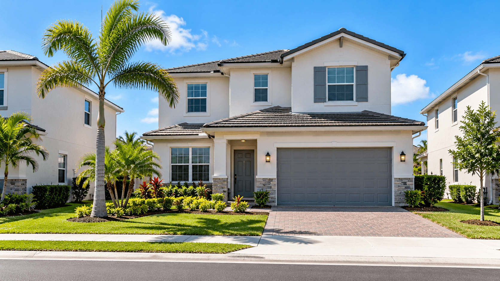Two-story Lennar home at Coral Landings in Homestead, Florida