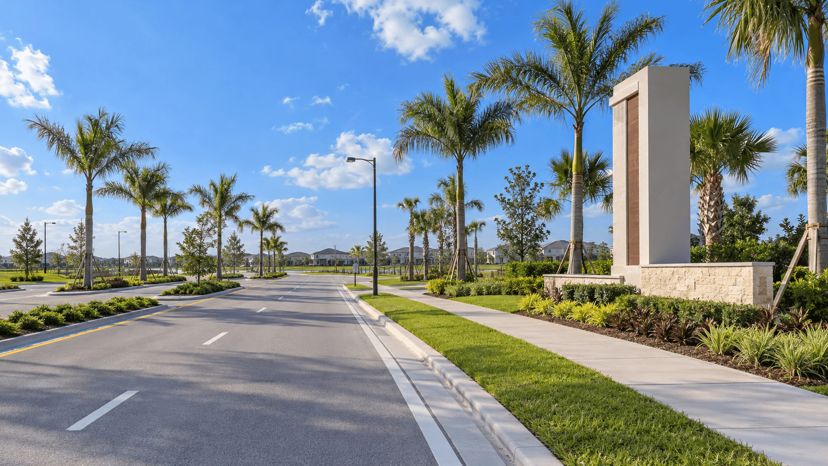 New homes on the west side of Port St. Lucie, Florida near Glynlea Country Club