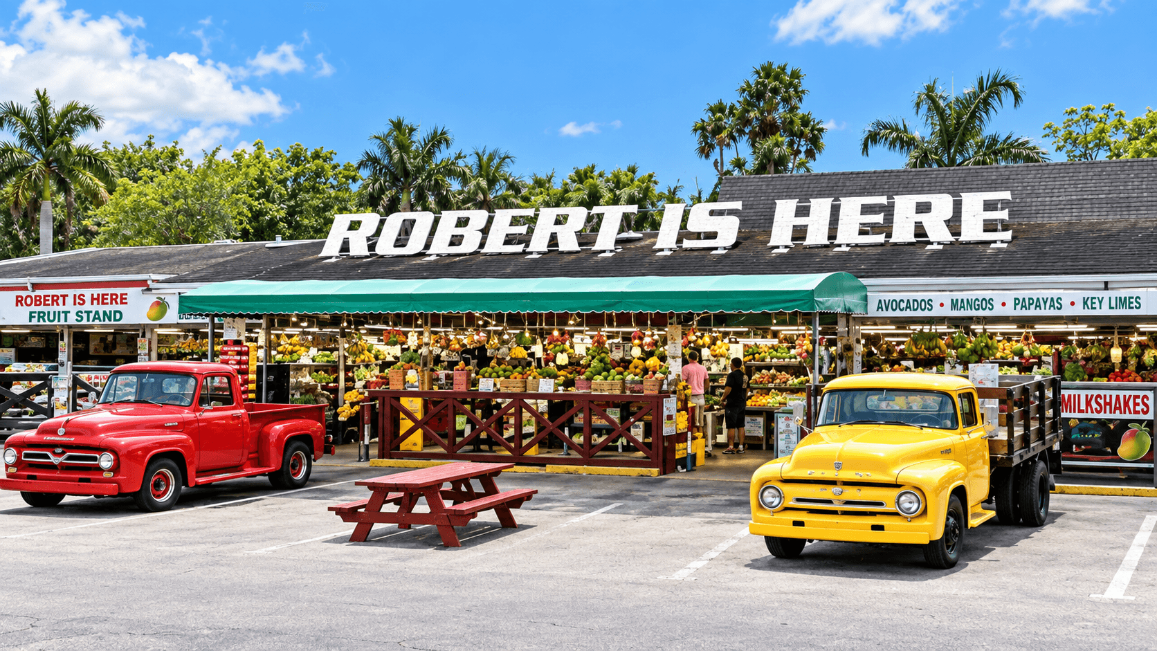 Robert Is Here fruit stand in Homestead, FL