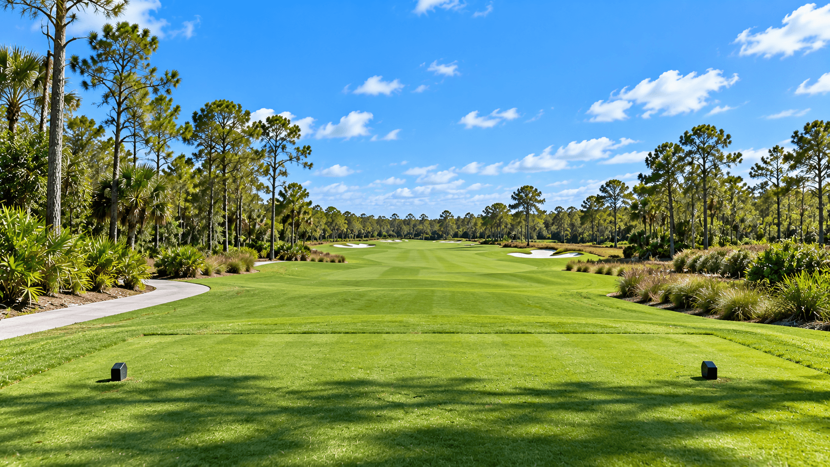 Fairway at Sandhill Crane Golf Club in Palm Beach Gardens