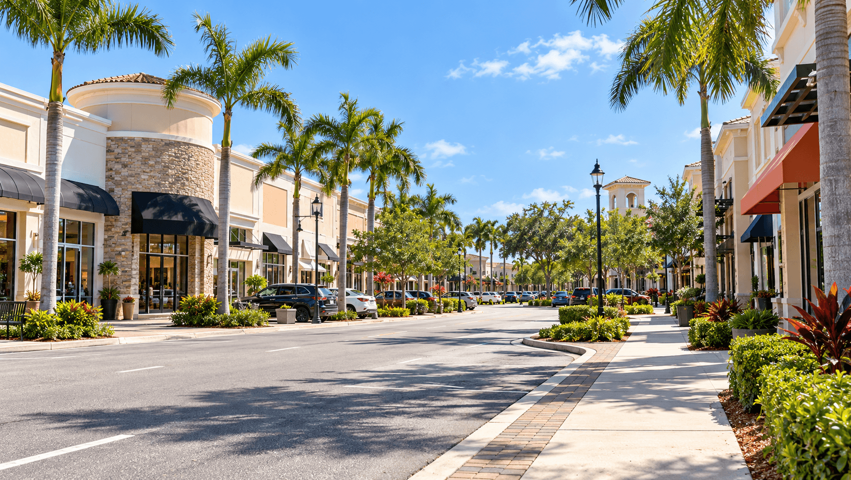Town Center shopping area in St. Lucie West, Port St. Lucie