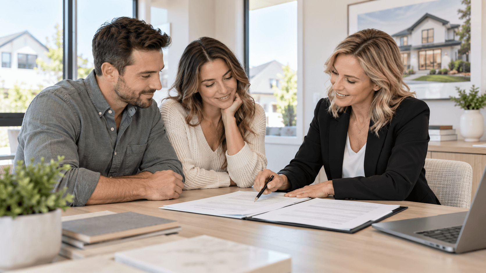 Buyer reviewing the agreed closing-cost allocation